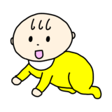 ハイハイしている赤ちゃん