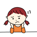 プンプン怒る女の子