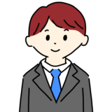 スーツを着た男性