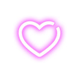 ネオンのハートアイコン