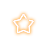 ネオンのスターアイコン