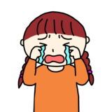 大泣きする女の子