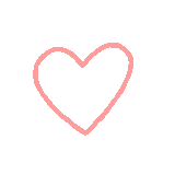 ハートの動くイラスト【GIF】