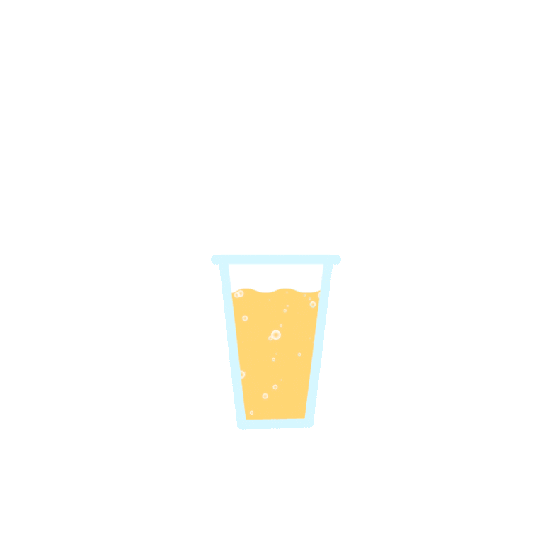 [FREE] Animated Beer Illustration [GIF] / Stream Overlay & VTuber Assets