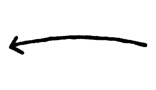 手書き風矢印の動くイラスト【GIF】