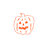 ハロウィンの動くイラスト【かぼちゃ】