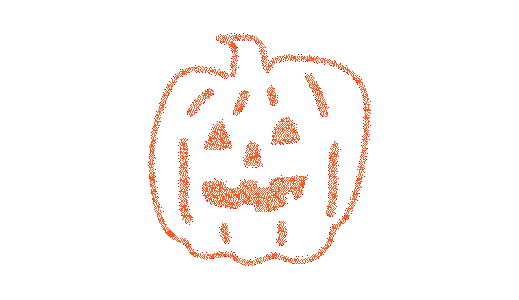 ハロウィンの動くイラスト【かぼちゃ】