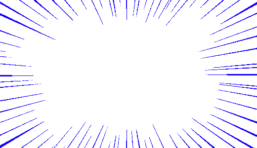 伸び縮みする集中線【GIF】