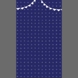 ガーランドとドット柄の動く背景【縦型】